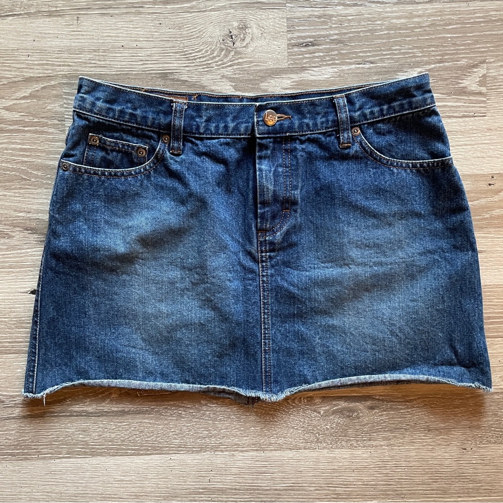 Lee Dark Blue Mini Skirt
